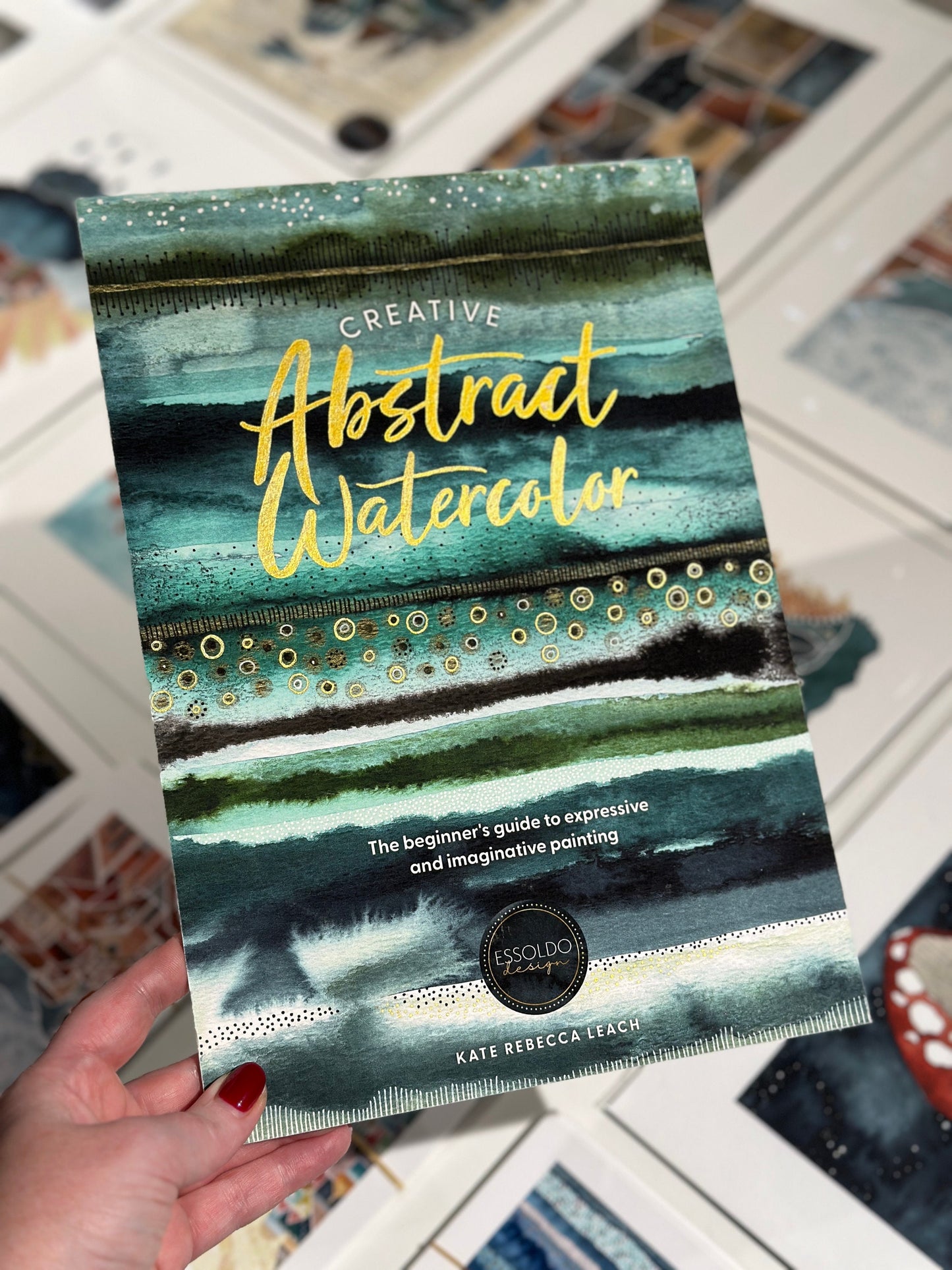 Creative Abstract Watercolor Book - Signed Copy