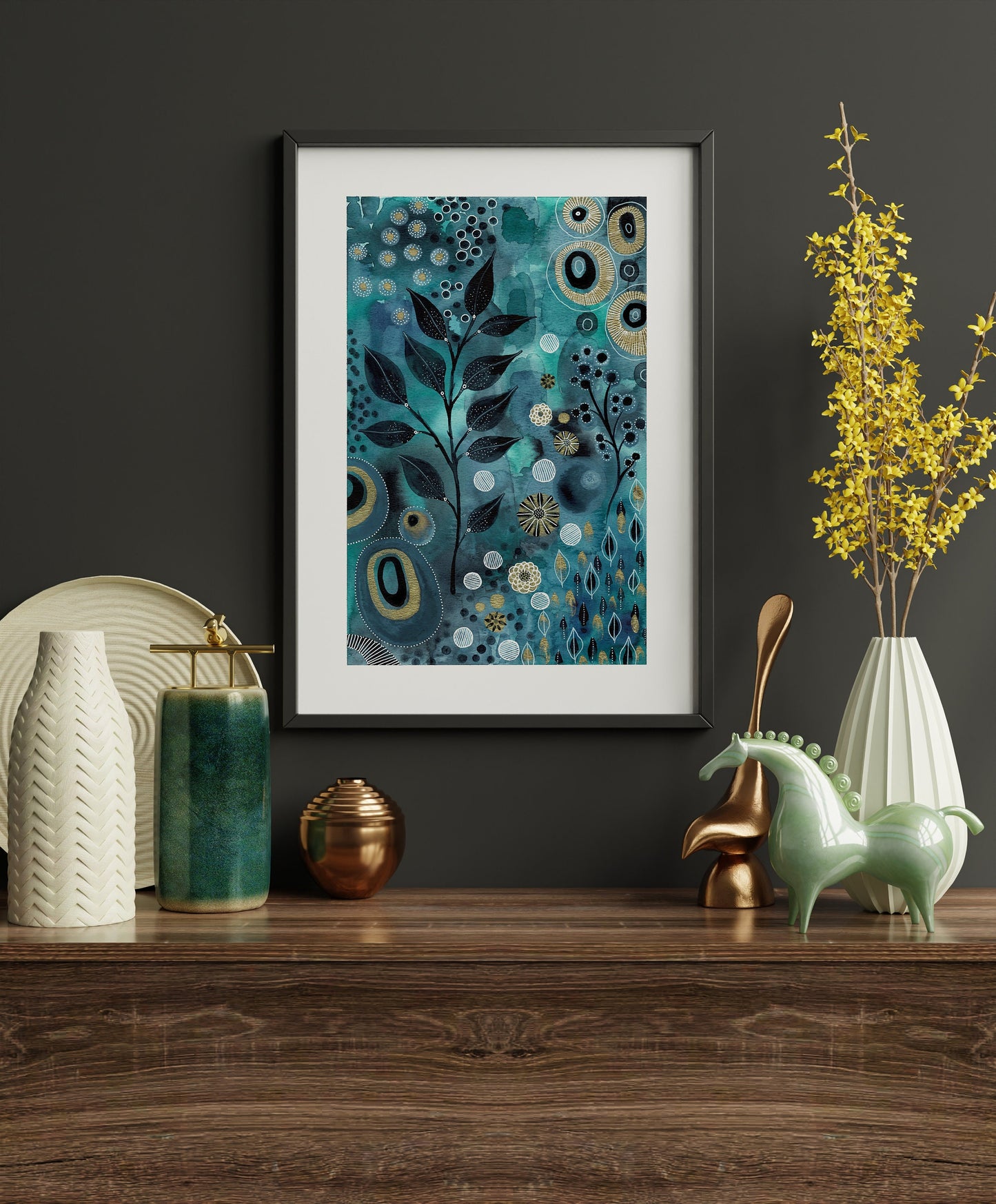 A3 Giclée print - Underwater World - Art Print - Wall Art - Modern Wall Art - Boho Art – Modern Art Print